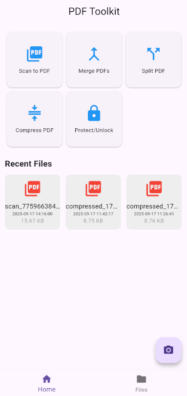 App screenshots placeholder