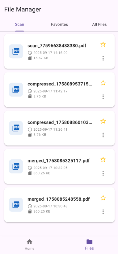 App screenshots placeholder